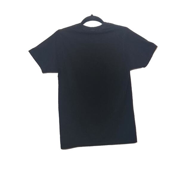 Jimmy Hendrix Black Graphic Tee Orange Green Rock Guitar Pink Men's Size Small - Picture 2 of 4